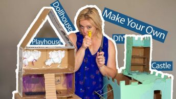 cardboard dollhouse and castle make your own