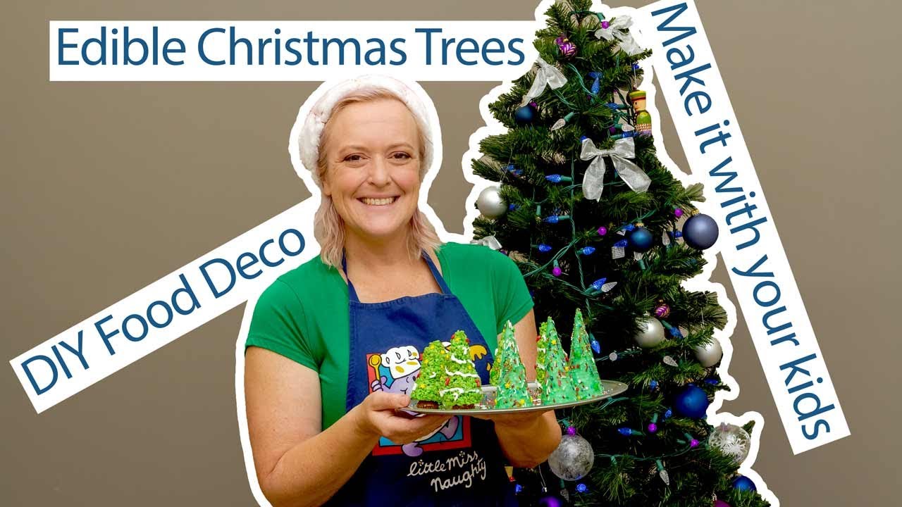 How to make edible Christmas trees