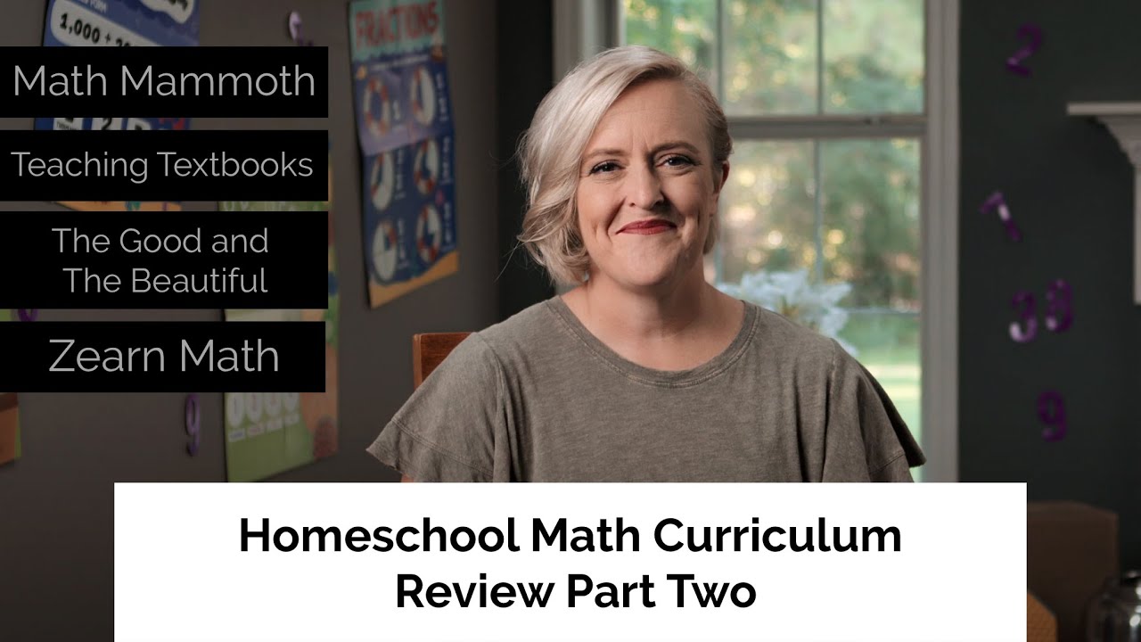 Homeschool Math Curriculum Part 2