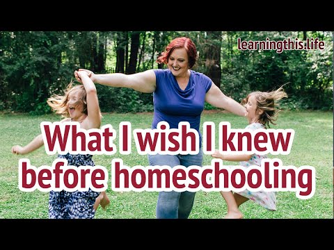 What I wish I knew before homeschooling